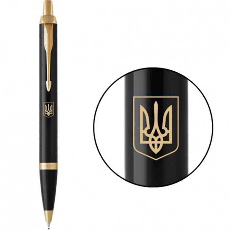 Parker IM 17 UKRAINE  Black GT  BP Герб Украины