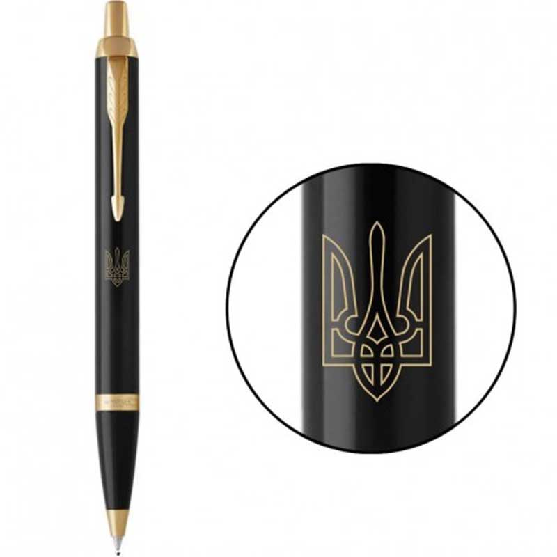 Parker IM 17 UKRAINE  Black GT  BP Трезубец прозрачный