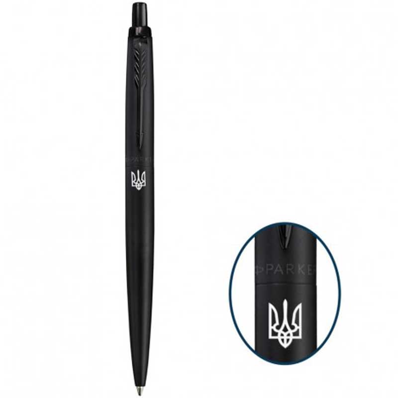 Parker JOTTER 17 XL UKRAINE  Monochrome Black BT  BP Трезубец